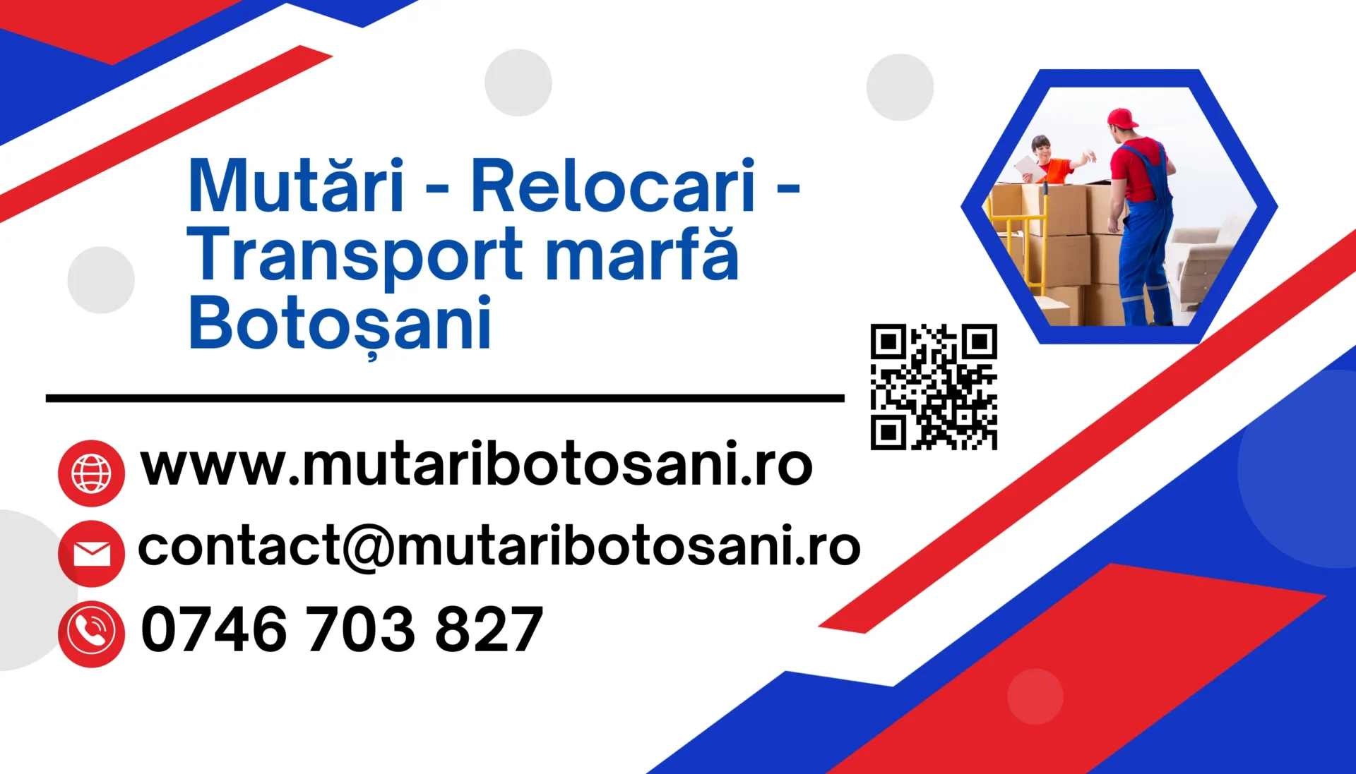 Carte vizită Mutări Botoșani